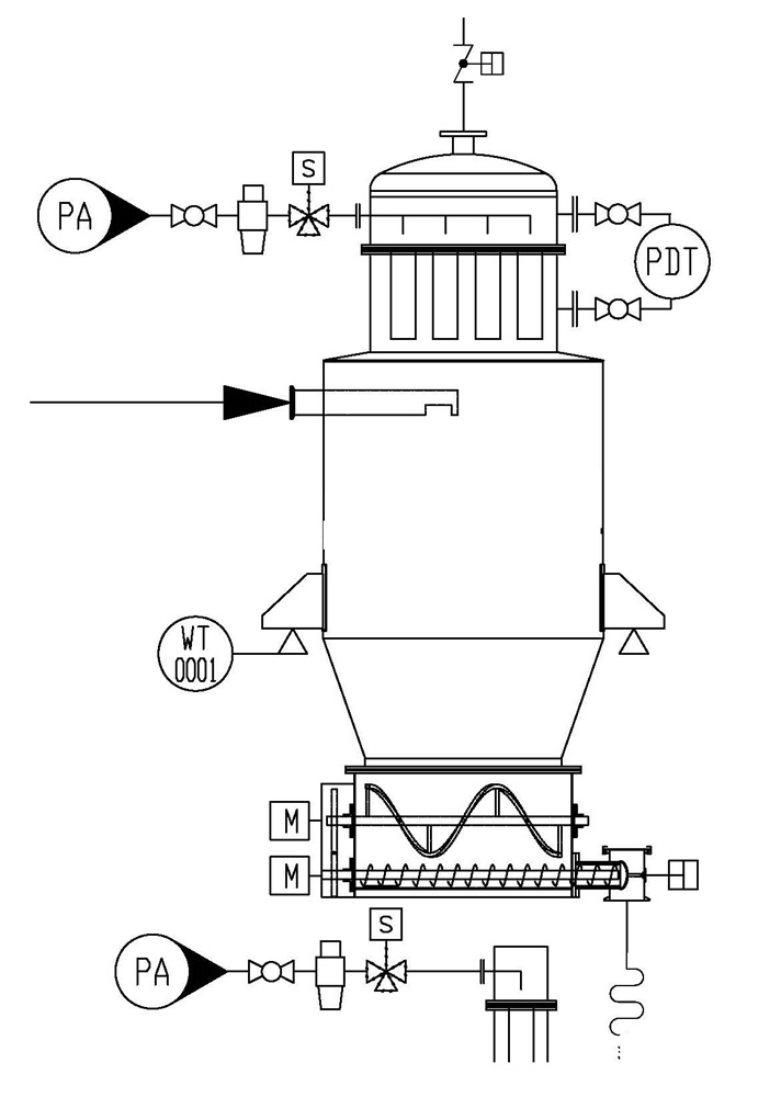 Positive pressure conveying system