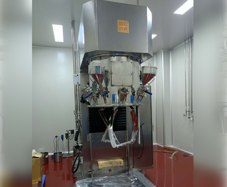 Hongyun Double Planetary Mixer with Disperser (twist frame type) in Plaster Industry