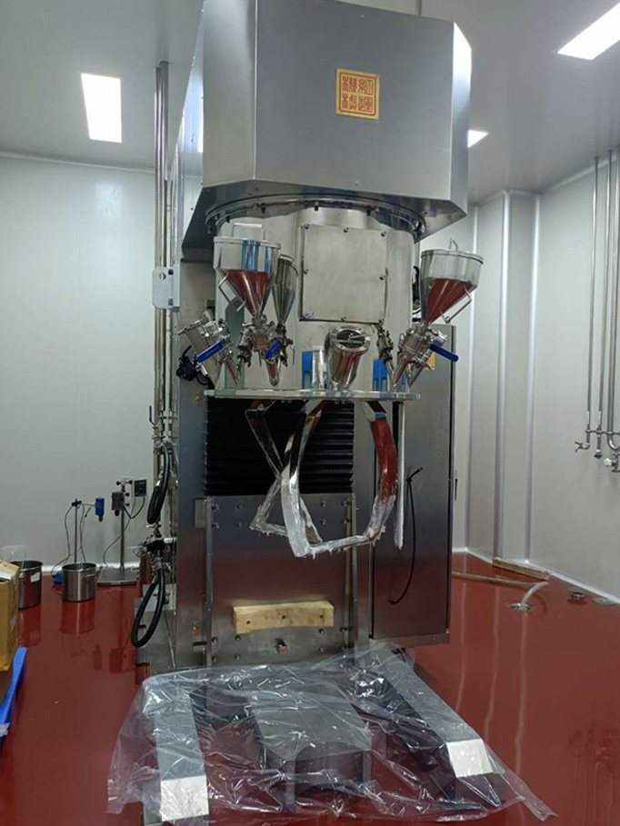 Hongyun Double Planetary Mixer with Disperser (twist frame type) in Plaster Industry